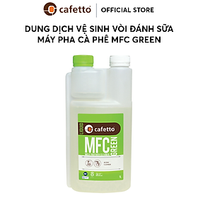 Mua  Hàng chính hãng  Dung dịch vệ sinh vòi đánh sữa máy pha cà phê Cafetto MFC Green (1 lít)