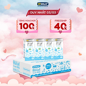 [DATE 06/24] Sữa tươi UHT Đà Lạt True Milk không đường 180ml (Thùng 48 hộp)