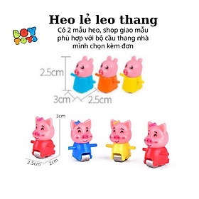 Bộ đồ chơi heo Peppa, chó cứu hộ, poli leo cầu thang có nhạc và có đèn ngộ nghĩnh, đồ chơi cho bé thú vị