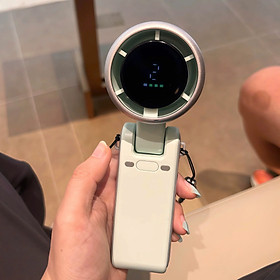 Quạt Cầm Tay VMF-07 Xoay 180 Độ 5 Cấp Độ Gió Gấp Gọn Kèm Dây Đeo Cổ Tiện Lợi - hàng chính hãng