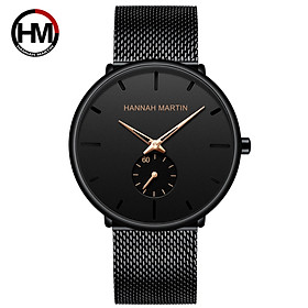 Đồng Hồ nam HANNAH MARTIN Mới Thiết Kế Đơn Giản Chống Nước HM-2140