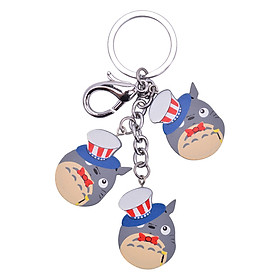 Móc Khóa Totoro Gỗ Chùm 3 - Mẫu Ngẫu Nhiên