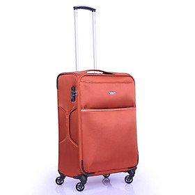 Vali Kéo Vải Du Lịch SAKOS  ELITE 6 - Size M (24inch)/ Ký Gửi (Trung) - Khóa TSA - Chống Thấm, Trượt Nước