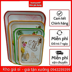 Khay phíp chữ nhật bê đồ ăn đủ cỡ