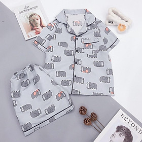 Đồ Ngủ Pijama Ngắn Cộc Tay Quần Đùi Chất Kate Cao Cấp Loại 1, Sét Đồ Bộ Nữ Đẹp Mặc Nhà Thoáng Mát