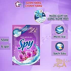 Dây nước giặt xả 50ml SPY DEEP CLEAN sạch sâu thơm lâu