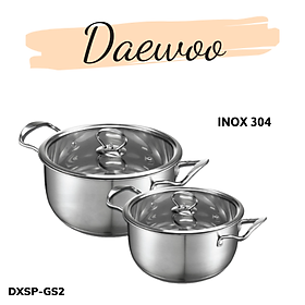 Daelux Bộ nồi inox DXSP-GS2 (18cm và 22cm) - Hàng chính hãng