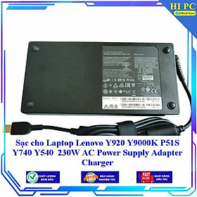 Sạc cho Laptop Lenovo Y920 Y9000K P51S Y740 Y540 230W AC Power Supply Adapter Charger - Kèm Dây nguồn - Hàng Nhập Khẩu