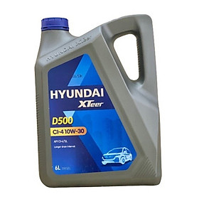Dầu nhớt ô tô máy dầu Hyundai Diesel D500 10W30 SL 6 lít