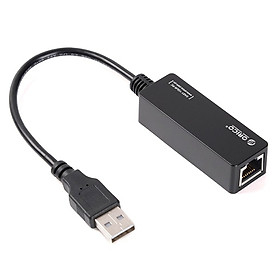 Bộ chuyển USB 2.0 sang cổng LAN. ORICO UTJ-U2(USB TO LAN) - Hàng Chính Hãng