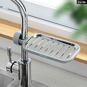Giá Để Đồ Rửa Chén Có Lỗ Thoát Nước Gắn Vòi Nước Tiện Lợi Nhiều Kích Cỡ CJ-116