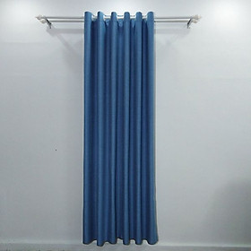 Mua Rèm cửa vải LUCYM39-18 có thanh treo hợp kim nhôm màu vân gỗ đầu tròn - cao cố định 2m5