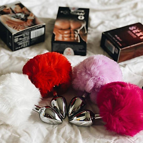Đuôi thỏ gắn hậu môn sexy đồ chơi tình yêu cho nam nữ và các cặp đôi