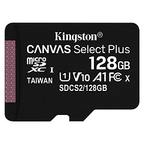 Hình ảnh Thẻ nhớ microSDXC Kingston Canvas Select Plus 100mb - 128GB - hàng nhập khẩu