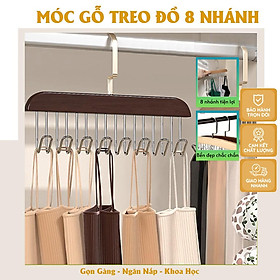 Mua Móc Gỗ Treo Đồ Lót Áo Ngực Áo 2 Dây Bra Gosashi Giá Treo 8 Mắc Bằng Gỗ Treo Áo Lót Cà Vạt Thắt Lưng Túi Xách Gọn Gàng