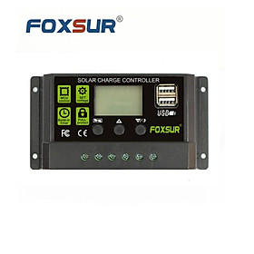 Mua Điều khiển sạc pin năng lượng mặt trời Foxsur 30A 12V/24V Solar Charge Controller tự động nhận dạng  bảo vệ mạch
