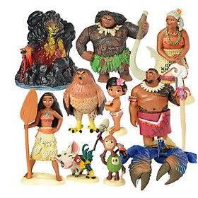 Bộ 10 Mô Hình Nhân Vật Trong Cuộc Hành Trình Của Moana