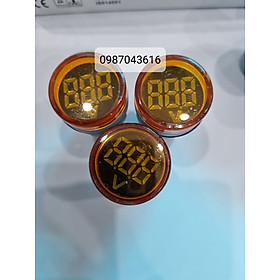 Mua Đèn báo vôn  đèn báo hiển thị điện áp phi 22mm