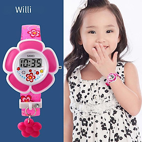 Khoảnh khắc quảng cáo đẹp dễ thương phim hoạt hình sáng tạo đồng hồ trẻ em sinh viên cung cấp đồng hồ điện tử hoa