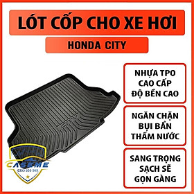 Hình ảnh Lót cốp nhựa dẻo cho xe Honda City 2014 đến 2021