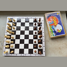 Bộ cờ vua gỗ đạt chuẩn bàn 35x 35cm,quân 7,2
