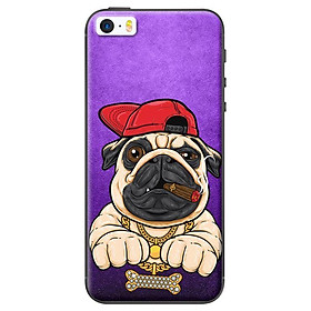 Ốp lưng dành cho iPhone 5/5s - Pulldog Hiphop Nền Tím