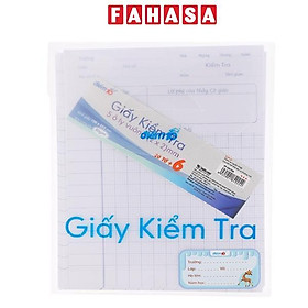 Giấy Kiểm Tra TP-GKT08 (5 Ôly Vuông)