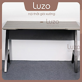 Mua Bàn làm việc gỗ chân sắt văn phòng tại nhà giá rẻ M1G2 - Luzo Home