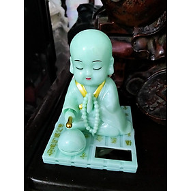 Mua Tượng chú tiểu tụng kinh gõ mõ năng lượng mặt trời