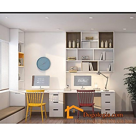 Mua Mẫu Bàn Học Trẻ Em Kèm Giá Sách Đẹp LG-BHS017