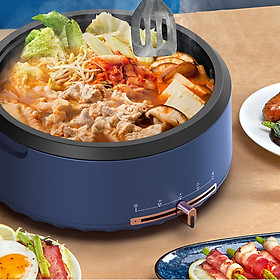 Mua Nồi Lẩu Mini Đa Năng Tích Hợp (Lẩu  hấp  chiên  rán  xào  luộc  hầm  om)