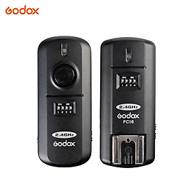  Đèn flash Godox FC-16 2.4GHz 16 kênh điều khiển từ xa không dây  cho Nikon D5100 D90 D7000 D7100 D5200 - Đen - phích cắm JP-Màu đen-Size