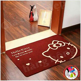 Mua Thảm nỉ chống trượt Hello Kitty