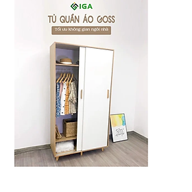 Tủ Quần Áo GOSS Cánh Lùa Đa Năng - GP150