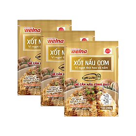 Combo 3 Gói Xốt Nấu Cơm Nisshin Hương Vị Ngọt Thịt Heo Và Nấm - Nisshin Seifun Welna Shop