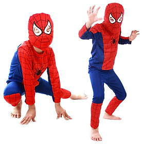 Set đò người nhện Spider-Man hóa trang halloween dài tay