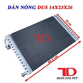 Dàn Nóng DUS 14x23 inch 36x59 cm dày 26mm, Dàn Nóng Điều Hòa Ô Tô