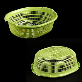 Mua Bộ 2 rổ đựng rau củ quả tiện dụng (5300ml) - Hàng nội địa Nhật