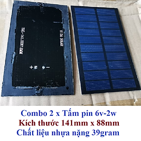 Tấm pin MONO năng lượng mặt trời 6v-5w