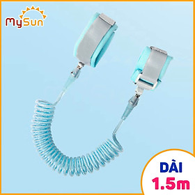 Dây đai dắt em bé đi dạo, vòng đeo tay chống lạc cho trẻ MySun