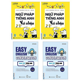 COMBO Easy English Conversation Giao tiếp tiếng Anh thật dễ dàng + Funny Grammar for you Basic Ngữ pháp tiếng Anh vui nhộn