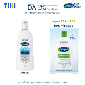Sữa tắm dưỡng ẩm cho viêm da cơ địa Cetaphil Pro AD Derma Wash 295ml