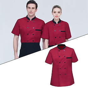 Unisex Chef Clothes Comfortable Lightweight Mesh Design for Cafe Waiter Chef