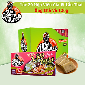 Lốc 20 Hộp Viên Gia Vị Lẩu Thái Gold Ông Chà Và 126g (Thai Hot Pot Cubes)