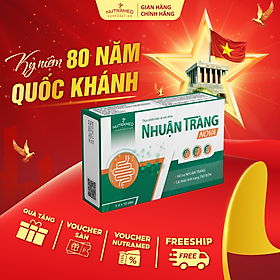 Viên uống Nhuận TràngNova hỗ trợ nhuận tràng, giảm táo bón, tăng cường sức khoẻ đường ruột (20 viên) - Nutramed