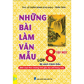 Sách - Combo 2 cuốn Những Bài Làm Văn Mẫu Lớp 8 - Cánh Diều - ndbooks