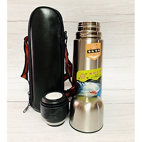 Mua Bình giữ nhiệt cao cấp  kèm túi da đủ sz