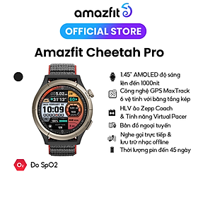 Mua Đồng hồ thông minh Amazfit Cheetah Pro - GPS độc lập - Nghe gọi trực tiếp - Hàng chính hãng - BH 12 tháng - Hàng Chính Hãng