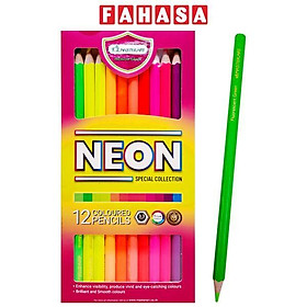 Hộp 12 Bút Chì Màu Neon - Masterart