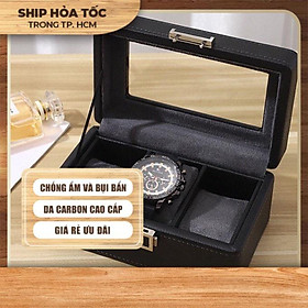 Hộp đựng đồng hồ đeo tay 3 cái da cao cấp 0181
